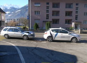 Eine Frau wurde beim Auffahrunfall verletzt. (Bild: Kapo Uri, Altdorf, 14. Februar 2019)