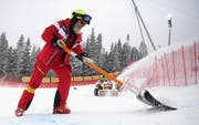 Die Wetterkapriolen machen den WM-Organisatoren zu schaffen. (Bild: Christian Bruna/EPA, Åre, 9. Februar 2019)
