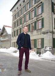 Firmenmitbegründer Patrick Degen hat sein Büro in Trogen. (Bild: Karin Erni)