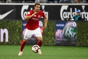 Roy Gelmi spielt jetzt für Thun, den Gegner des FCSG. (Bild: Urs Lindt)
