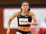 Mujinga Kambundji brillierte in St. Gallen (Bild: KEYSTONE/GIAN EHRENZELLER)