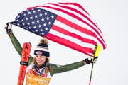 Mikaela Shiffrin gewinnt den WM-Slalom in Are trotz einem leichten Lungeninfekt. (Bild: KEYSTONE/Jean-Christophe Bott, 16. Februar 2019)