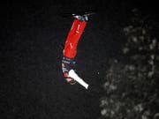 Der erst 18-jährige Noé Roth zeigte wie hier im Bild an den Weltmeisterschaften in Deer Valley auch am Weltcup in Moskau eine starke Leistung (Bild: KEYSTONE/EPA/JEFF SWINGER)