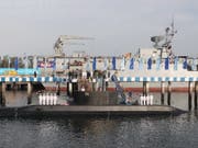 Das neue iranische U-Boot ist auch mit Marschflugkörpern ausgerüstet. (Bild: KEYSTONE/EPA PRESIDENTIAL OFFICE/PRESIDENTIAL OFFICE HANDOUT)