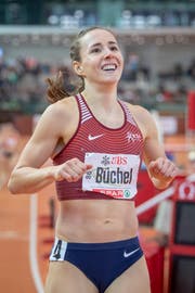 Selina Büchel gewinnt den Schweizer Meistertitel über 800 m im Energiesparmodus. (Bild: Urs Bucher)