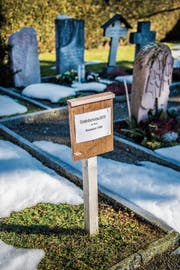 Im März werden über 50 Grabfelder und Urnennischen in Wittenbach geräumt. (Bild: Urs Bucher)