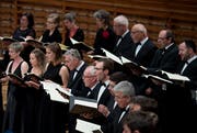 Das Vokalensemble Luzern, hier bei einem früheren Auftritt im KKL. (Bild: Corinne Glanzmann, 15. Juni 2018)