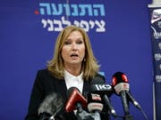 Die frühere israelische Aussenministerin Zipi Livini hat ihren Abschied aus der Politik verkündet. (Bild: KEYSTONE/EPA/ABIR SULTAN)