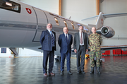 Der Pilatus PC-24-Jet wurde am Montag an den Bundesrat übergeben. (Bild: Pilatus Aircraft Ltd.)