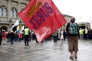 «Marsch fürs Läbe»: Christlich-konservative Gruppierungen demonstrierten 2016 vor dem Bundeshaus gegen Abtreibungen. Bild: Peter Klaunzer / Keystone, Bern, 17. September 2016)