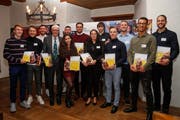 Die Sportlerinnen und Sportler, welche von der Stadt Kriens für ihre sportlichen Leistungen im vergangenen Jahre ausgezeichnet wurden. (Bild: z.V.g. (1. Februar 2019))
