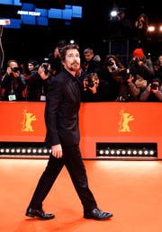 Christian Bale zeigt sich wieder schlank an der Berlinale Berlin. (Bild: Berlin, 11.Februar 2019, EPA/Alexander Becher)
