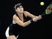 Belinda Bencic fordert am WTA-Turnier in Dubai im Viertelfinal die Weltranglistenzweite Simona Halep (Bild: KEYSTONE/EPA/LYNN BO BO)