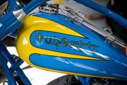 Auch der Tank des Motorrads wurde in der Werkstatt in Malters hergestellt.