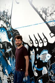 Von Marcel Bieri ging die Initiative für die neue Plattform aus, hier fotografiert im Neubad in Luzern. (Bild: Nadia Schärli, 7. Juni 2016)