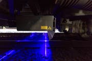 Die Gleismesstechnik misst mit sechs Lasersensoren die relevanten Geometriedaten der Geleise. (Bild: Eveline Beerkircher, Luzern, 21. Februar 2019)