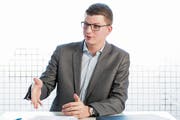 «Paul Rechsteiner und ich wären eine interessante Kombination», sagt Mike Egger. (Bild: Mareyke Frehner, Bazenheid, 13. Februar 2019)
