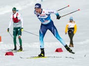 Weit von einer Medaille entfernt: Dario Cologna im Skiathlon (Bild: KEYSTONE/PETER SCHNEIDER)