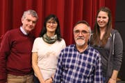 Beat Dönni, Margie Koster, Edi Scheiwiller, Isabelle Pfäffli leiten den Verein. (Bild: Markus Bösch)