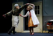 Das Maskentheater dauerte 90 Minuten. (Bild: Stefan Kaiser, Zug, 23. Februar 2019)