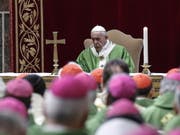 Papst Franziskus bei der Abschlussmesse beim Anti-Missbrauchsgipfel der katholischen Kirche im Vatikan (Bild: KEYSTONE/EPA ANSA/GIUSEPPE LAMI)