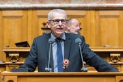 Der Luzerner CVP-Nationalrat während der vergangenen Herbstsession. Bild: Peter Klaunzer/Keystone (Bern, 20. September 2018)