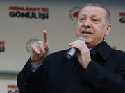 Türkeis Präsident Recep Tayyip Erdogan kritisierte in einem Interview den ägyptischen Staatschef al-Sisi wegen kürzlich erfolgter Hinrichtungen. (Bild: KEYSTONE/AP Pool Presidential Press Service)