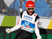 Wieder deutscher Jubel auf der Bergisel-Schanze in Innsbruck: Nach dem Einzelwettkampf gewann Markus Eisenbichler auch mit dem deutschen Team WM-Gold (Bild: KEYSTONE/AP/MATTHIAS SCHRADER)