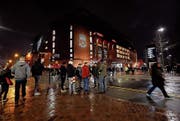 Fans vor dem Champions-League-Match Liverpool gegen Bayern an der Anfield Road. (Bild: Rich Linley/Getty (Liverpool, 19. Februar 2019))
