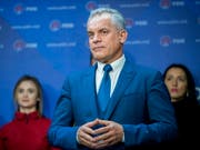 Die regierende Partei der Demokraten des Oligarchen Vladimir Plahotniuc erlitt bei den Wahlen in der Republik Moldau am Sonntag beachtliche Verluste. (Bild: KEYSTONE/EPA/DUMITRU DORU)