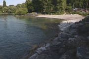 Im Sommer 2018 war der Wasserstand im Hörnlibuck um einiges höher, als jetzt im Februar. (Bild: Andreas Walker)