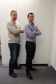 Philipp Engel und Marcel Hollenstein (Bild: Martin Rechsteiner)