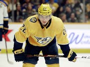 Kevin Fiala trägt künftig nicht mehr das Trikot der Nashville Predators, sondern der Minnesota Wild (Bild: KEYSTONE/AP/MARK HUMPHREY)