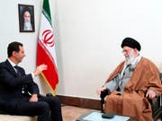 Syriens Präsident Baschar al-Assad (l.) und Irans oberster Führer Ajatollah Ali Chamenei am Montag in Teheran. (Bild: KEYSTONE/AP Office of the Iranian Supreme Leader)