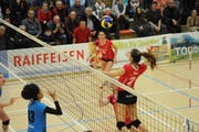 Die unglaubliche Siegesserie von Volley Toggenburg konnte auch von Schönenwerd nicht gestoppt werden. (Bild: Reinhard Kolb)