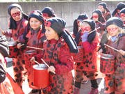 Die Schüler des Urner Oberlands haben als Superhelden das Dorf erobert. (Bild: PD, Gurtnellen, 22. Februar 2019)