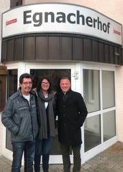 Das Team wechselt von der «Traube» in den «Egnacherhof»: Hans Tanner, Britta Anliker und Roman Sturzenegger. (Bild: PD)
