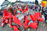 Impression vom letztjährigen Fasnachtsumzug in Stans. (Bild: Markus von Rotz, 8. Februar 2018)