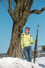 Dieses Jahr will er schneller sein: Der Langläufer Alain Schwegler. (Bild: Maria Schmid (Menzingen, 21. Februar 2019))