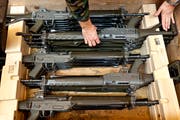 Waffen im Wert von 510 Millionen Franken wurden im vergangenen Jahr exportiert. (KEYSTONE/Gaetan Bally)