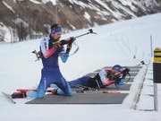 Trainingslager der Biathlon-Nati in Realp. Die WM-Starter holten sich den letzten Schliff für Östersund. (Bild: Urs Hanhart, 26. Februar 2019)