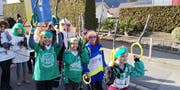 Bei herrlichem Wetter waren am Schülerumzug neben der Katzenmusik unter anderem auch Zwerge und Vita-Parcours-Sportler unterwegs. (Bilder: Simon Arnold, Seedorf, 22. Februar 2019)