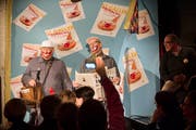 Den ersten Auftritt hatten die Lästerzungen Leo und Martin Gehrer 1992. Hier an der Fasnacht 2014. (Bild: Luca Linder (27. Februar 2014))