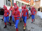 Die Schüler des Urner Oberlands haben als Superhelden das Dorf erobert. (Bild: PD, Gurtnellen, 22. Februar 2019)