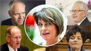 Alt Bundesrätin Doris Leuthard ist nicht die Erste, die kurz nach ihrer Amtszeit einen Auftrag in der Privatwirtschaft annimmt. (Bilder: Keystone)