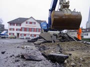 Das Gasthaus Ochsen bleibt eine Baustelle. (Bild: Max Eichenberger)