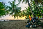 Campen am Strand in Costa Rica. (Bild: PD)