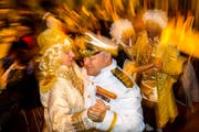 Vom ZDF-Traumschiff direkt an den Maskenball – Impression vom Tattüü. (Bild: Philipp Schmidli, Luzern 10. Februar 2018)