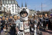 Guggenmusik Rotseemöven Littau mit dem Motto Klimamutanten. (Bild: Philipp Schmidli)