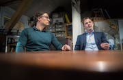 Wer punktet bei den Wählern mehr, Markus Kuhn (parteilos) oder Roman Pulfer (FDP)? (Bild: Andrea Stalder)